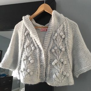 Hand knit Anthropologie sweater